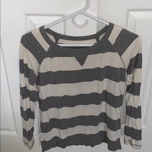 Striped long sleeve T